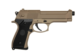 CM126 elektrisch pistool replica - Bruin (met batterij)