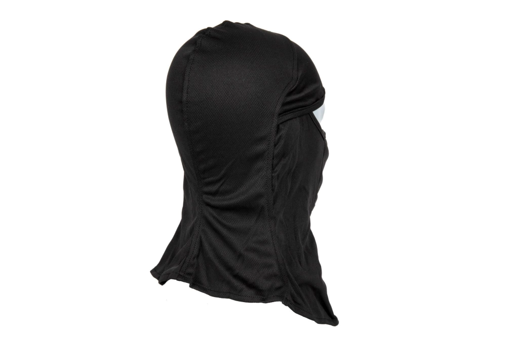 Cagoule légère avec protecteur facial - noir