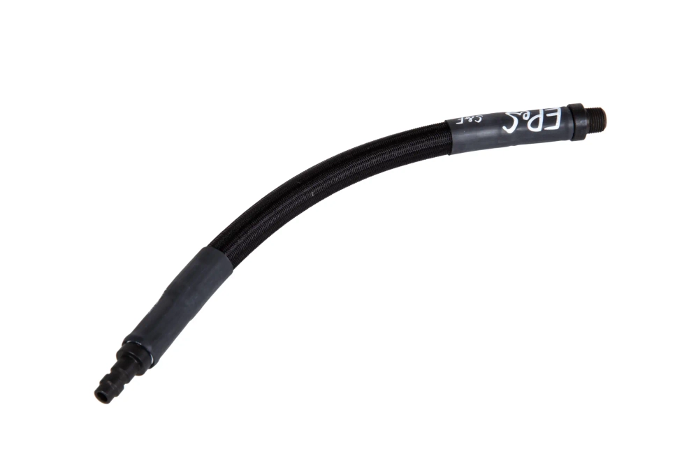 Conector EPeS IGL HPA S&F QD 20cm con cable trenzado Negro