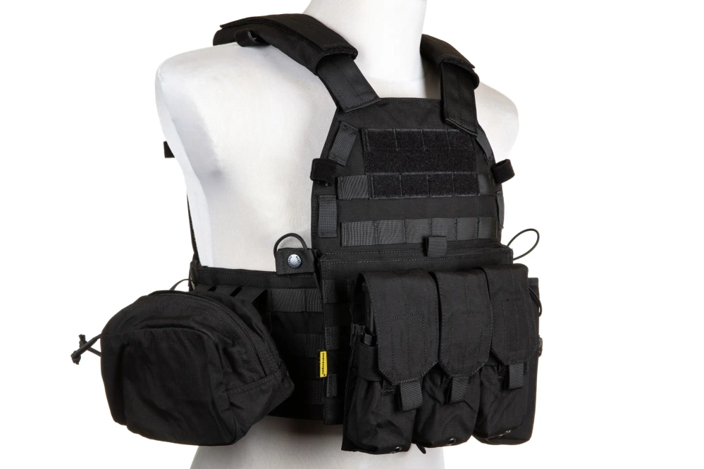 Vesta Emerson Gear 6094A Style Plate Carrier Vest s nákladní sadou černá