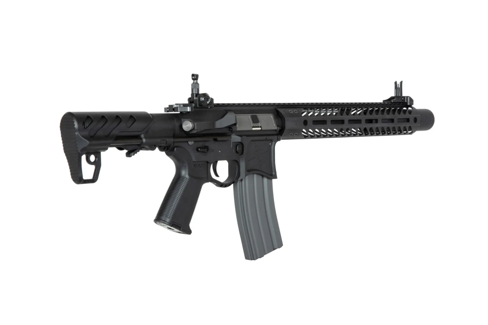 Seekins Precision 12" airsoftová zbraň karabiny SBR8 s tlumičem - černá