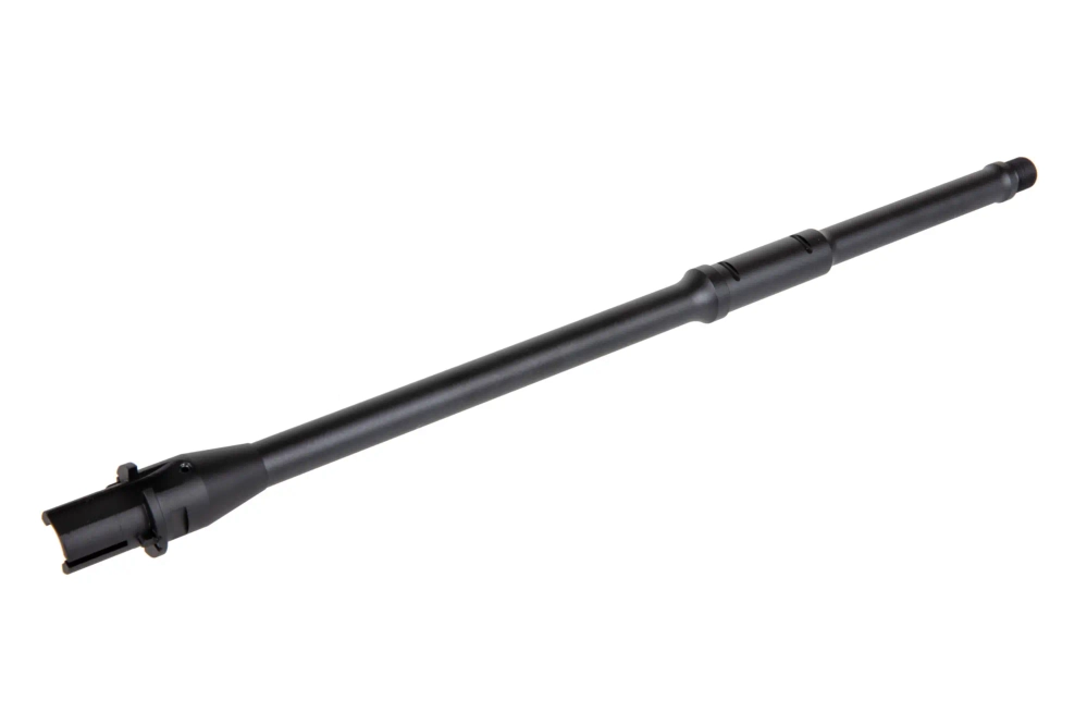 Hliníková vnější hlaveň 5KU pro repliky řady M4/M16 16,5" (odlehčená verze) černá