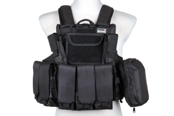 Taktická vesta Cybergun Swiss Arms CIRAS Black