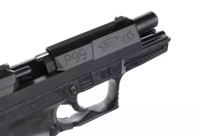 Spring-loaded replica of the Walther P99 pistol