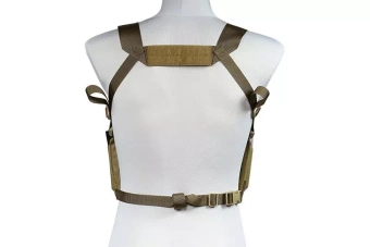 Low-Profile Speed Chest Rig Tactical Vest - Coyote Brown