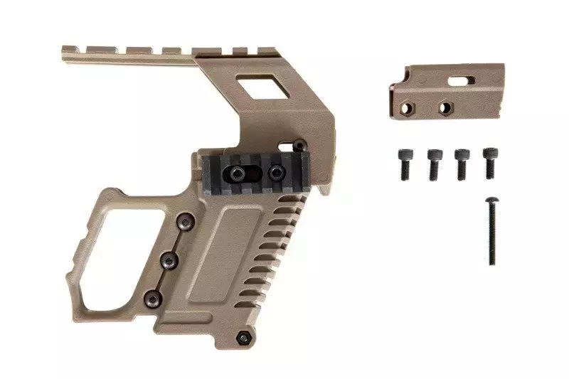 Pistol Carbine Kit do replik G17/18/19 - tan
