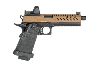 Pistolet airsoft Vorsk hi-capa 5.1 BDS - tan/noir