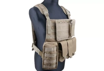 Taktická vesta MBSS typu Plate Carrier - Coyote