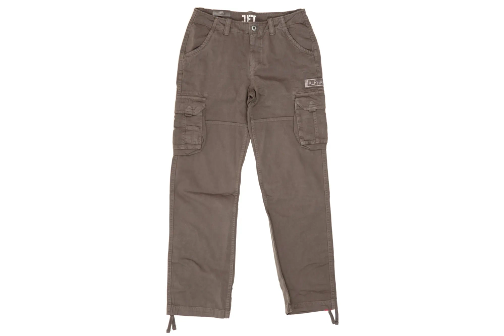 Pantalón Alpha Industries Jet Gris-Negro