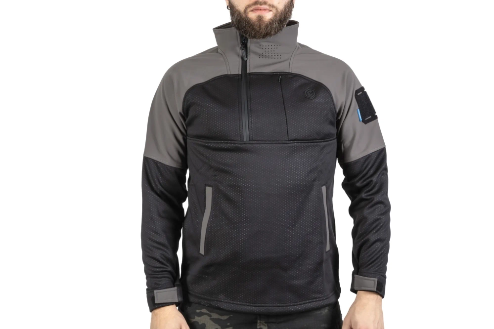Chaqueta softshell Emerson Gear Blue Label Rhinoceros Negro