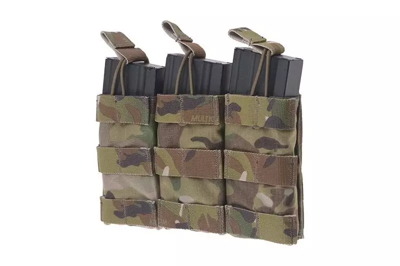 Potrójna ładownica Open Top na magazynki M4/M16 - Multicam