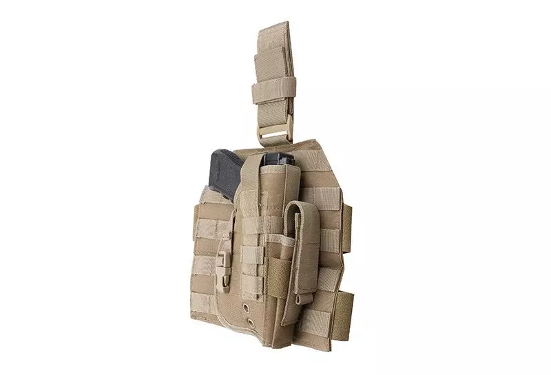 Leg panel with universal holster  - tan