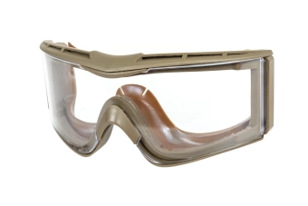 Gafas tácticas Wosport GG-005 con lentes intercambiables Tan