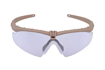 Gafas tácticas - Tan/transparente