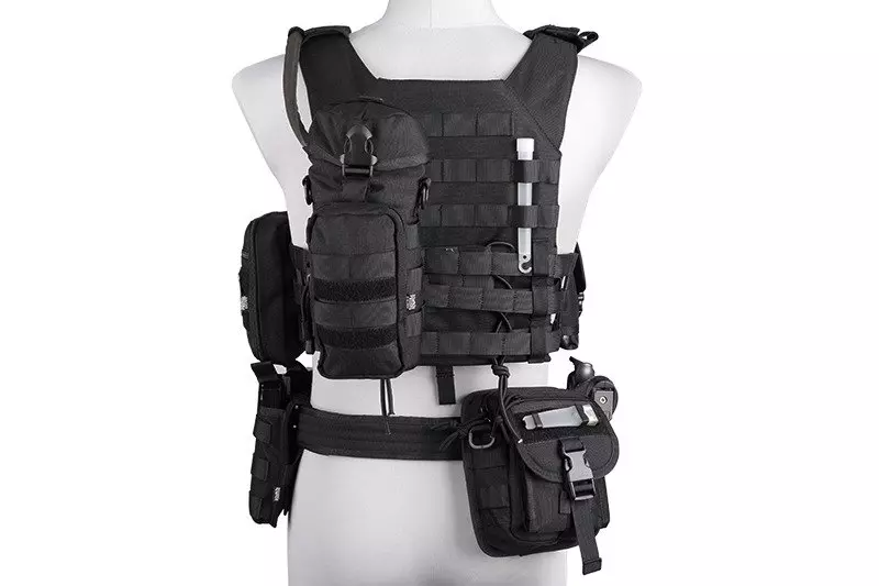 Kamizelka taktyczna Rush Plate Carrier - czarna