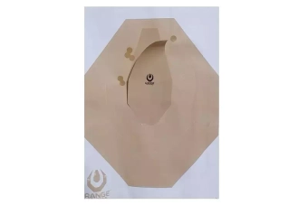 Alpha zone stickers - 50 pcs - brown