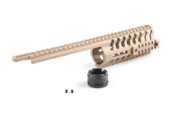 Frontal RIS de 6 para réplicas tipo M4/M16 - bronceado"