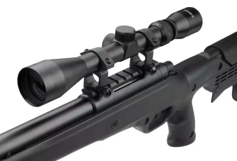 Fusil de airsoft rifle de francotirador MB11D con mira y bípode