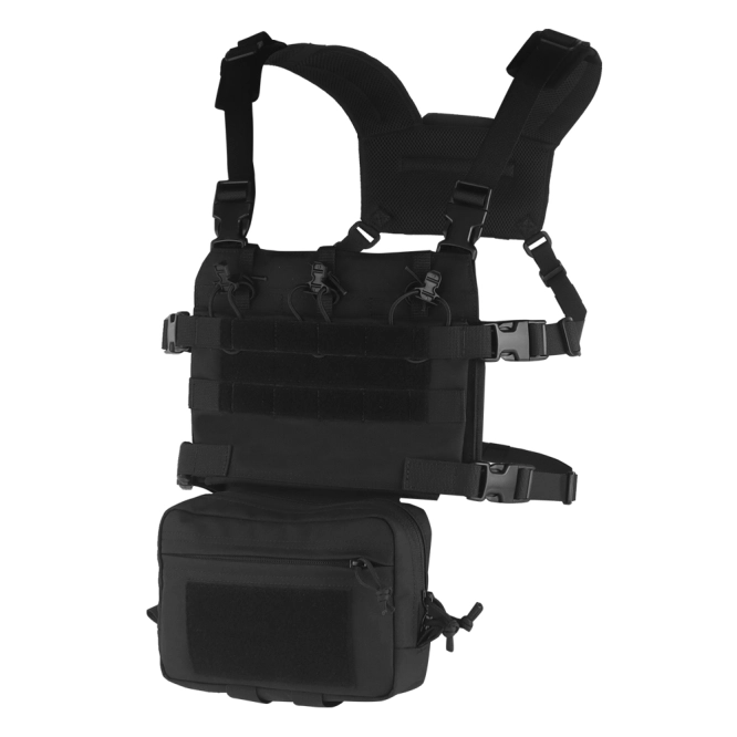 Hrudní souprava Wosport VE-107 Black