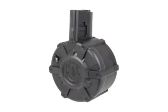 Magazynek bębnowy 2300 kulek do replik M4/M16 (elektryczny)