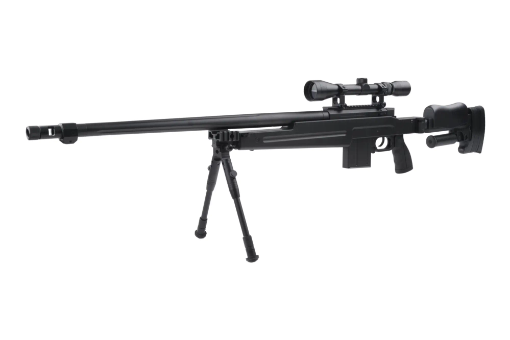 Airsoftová odstřelovací puška MB4414D - černá