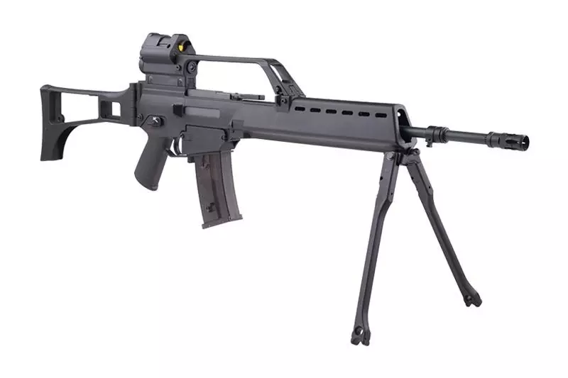 Kit #AirsoftReady - réplica + batería + bolas + uniforme
