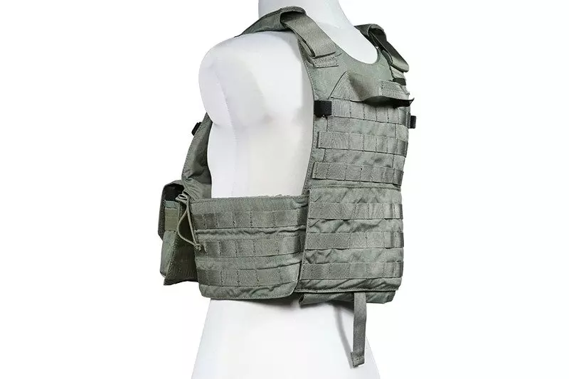 Taktická vesta typ 94K Plate carrier M4 - Zelená barva listů