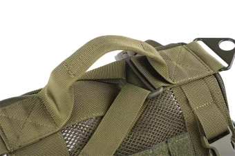 Szelki taktyczne dla psa - ranger green