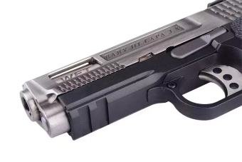 Replika pistoletu Hi-Capa 3.8 Force Brontosaurus - srebrna