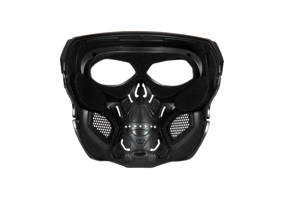 Skull Messenger Mask - black