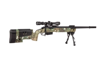 Fusil de airsoft sA-S03 CORE™ Selector de alta velocidad con visor y bípode - MC