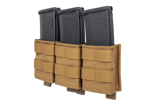 Porte-chargeur à triple ouverture 7,62 mm Wosport Coyote Brown