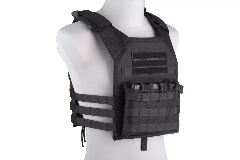 Rush Plate Carrier Tactical Vest - Black
