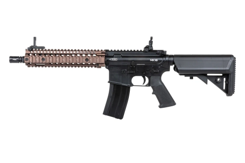 Golden Eagle Daniel Defense MK18 MC6593MT GBB FDE Dvoubarevná puškaa airsoft