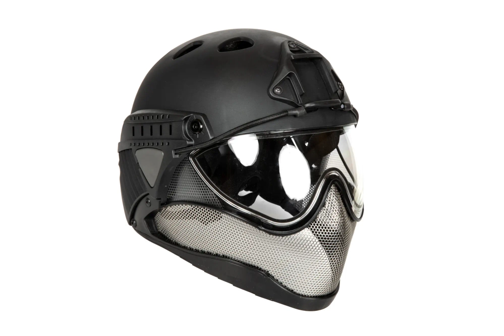 Full Face First Helmet Repllica - Black