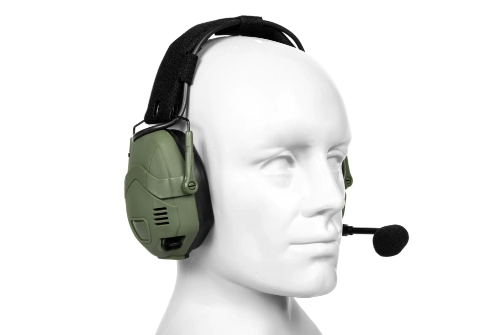 HD-16 tactische Bluetooth actieve hoofdtelefoon - Olive