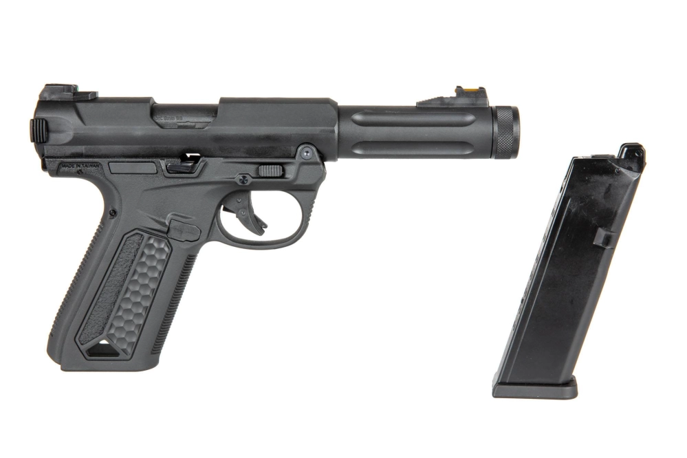 Replika poloautomatické pistole AAP01 Assassin - černá