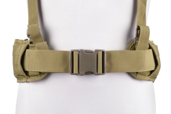Belt with X type suspenders - olive