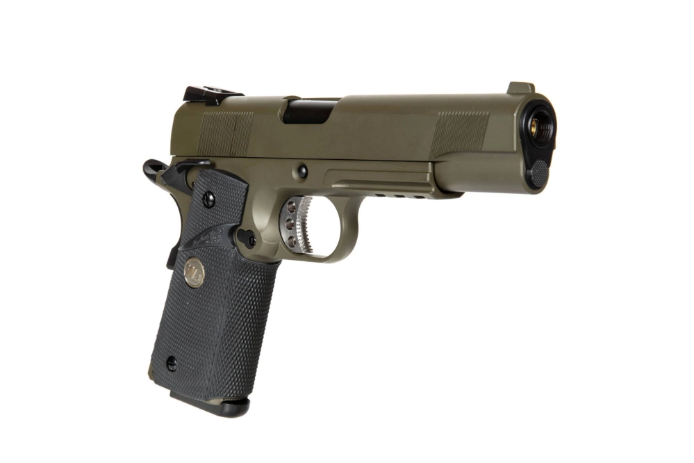 Pistola de airsoft MEU (versión ferroviaria) - verde oliva