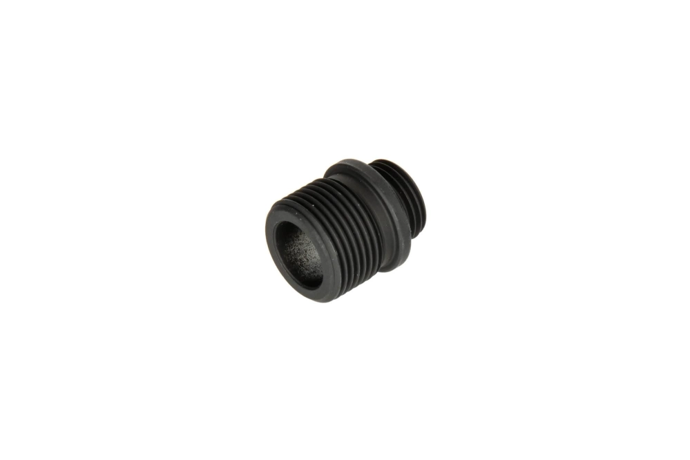 Adapter tłumika 14mm CCW do replik GBB - czarny
