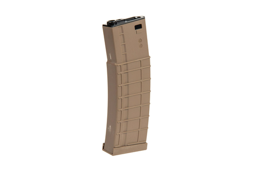 Long chargeur hi-cap 450 billes pour répliques M4/M16 - tan