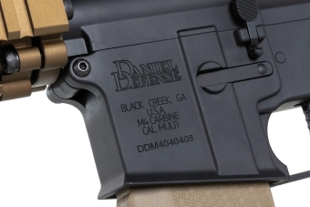 Specna Arms Daniel Defense® MK18 SA-E19 EDGE™ HAL ETU Carabina airsoft de un solo disparo Caos Bronce