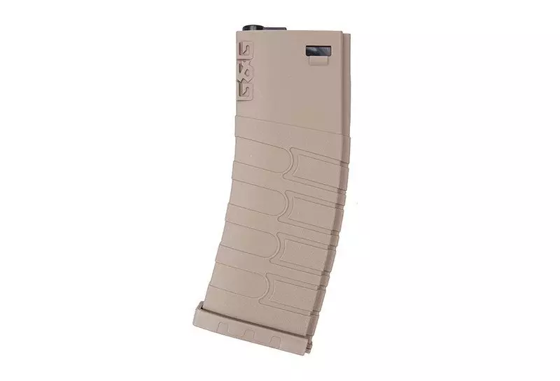 Chargeur mid-cap 120 billes pour les répliques de type M4/M16 - tan 