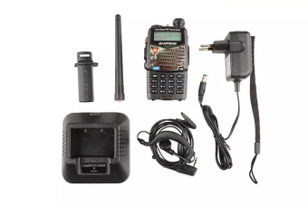 Manual Dual Band Baofeng UV-5RA Radio - Short Battery (VHF/UHF)