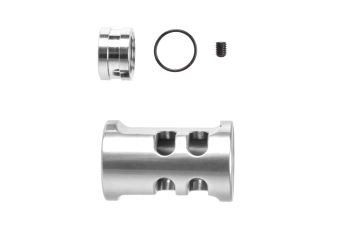 TTI Airsoft type A compensateur pour répliques AAP01 14 mm CCW Argent