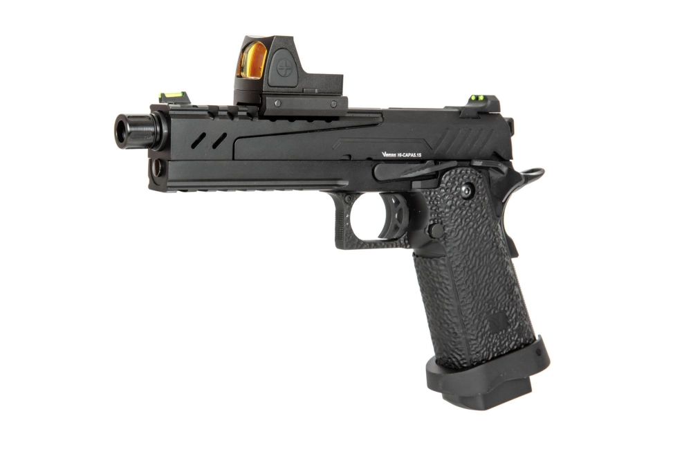 Hi-Capa 5.1 Split Side Pistol Replica - Black (with BDS Sight)