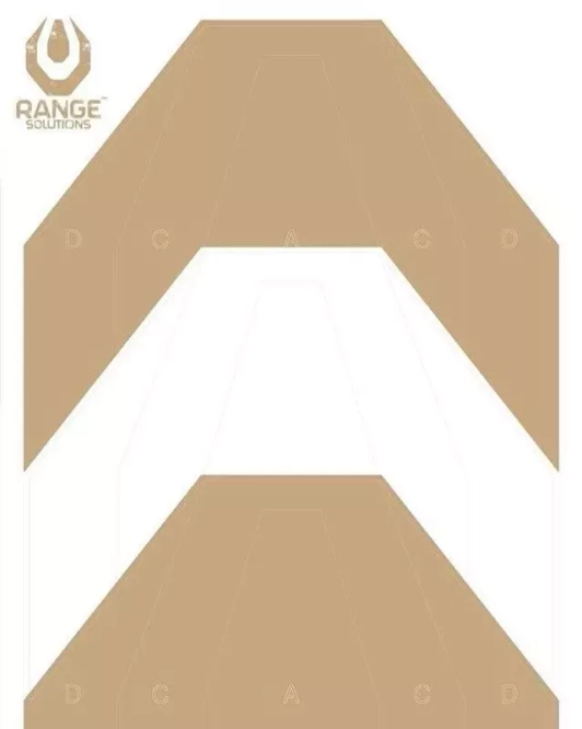 Escudos de Tiro IPSC PT 50pcs