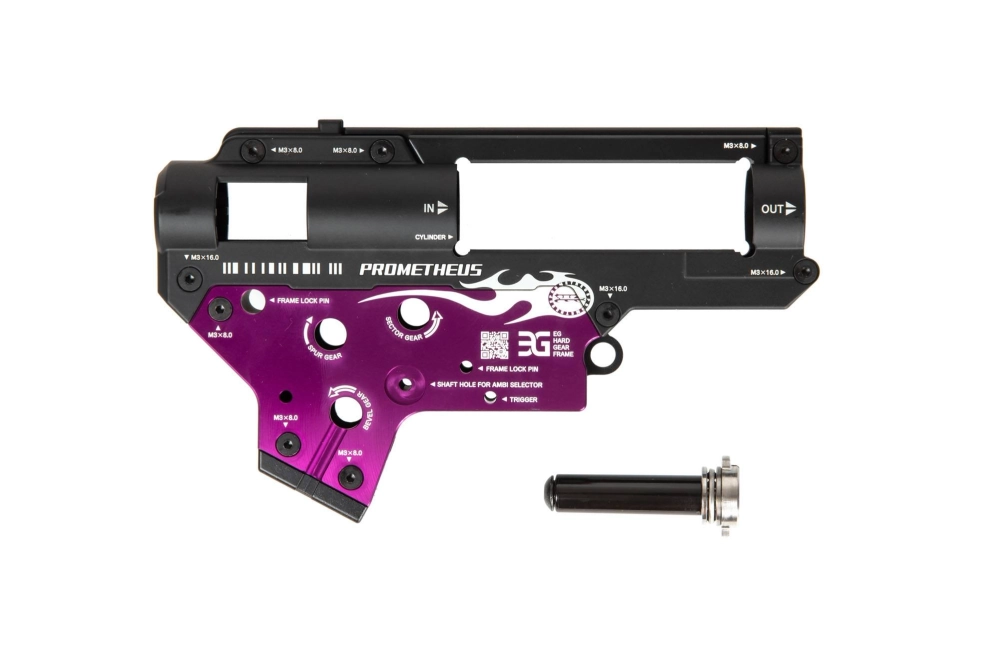 Squelette Gearboxa V2 EG Hard Gearbox 8mm