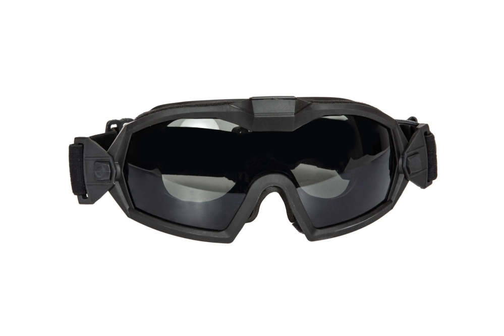 Lunettes tactiques avec ventilateur - noires
