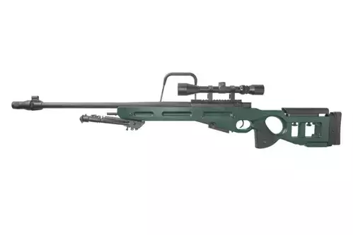 Airsoft pušky odstřelovací puška SV-98 CORE™ s dalekohledem a dvojnožkou - ruská zelená